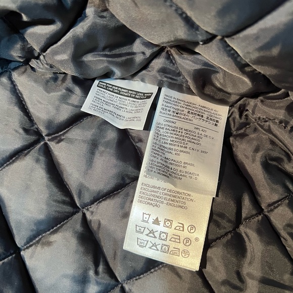 Women’s Levi's Original Trucker Black Quilted Insulated
Softshell Jacket - Picture 11 of 11